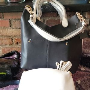 MKF Collection Tote w Cosmetic pouch